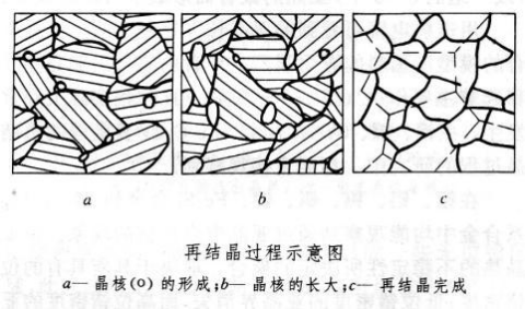 退火再结晶示意图