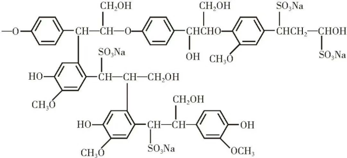 木质素磺酸盐结构片段 木质素磺酸盐结构片段