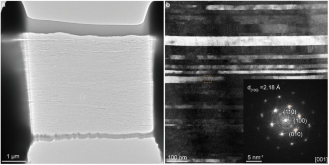 大块六方金刚石HD的微观结构 大块六方金刚石HD的微观结构