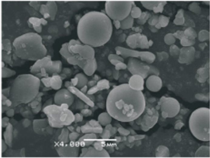 最佳氧化铝填料复配粉体SEM图