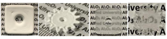 真空烧结制备的α-Al2O3透明陶瓷照片