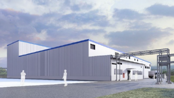 丰前工厂在建的“烧成栋”