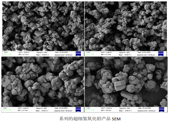 系列的超细氢氧化铝产品 SEM