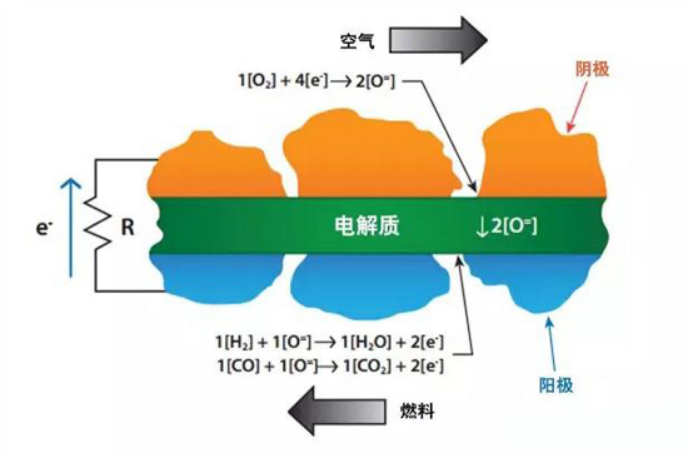 SOFC工作原理 SOFC工作原理